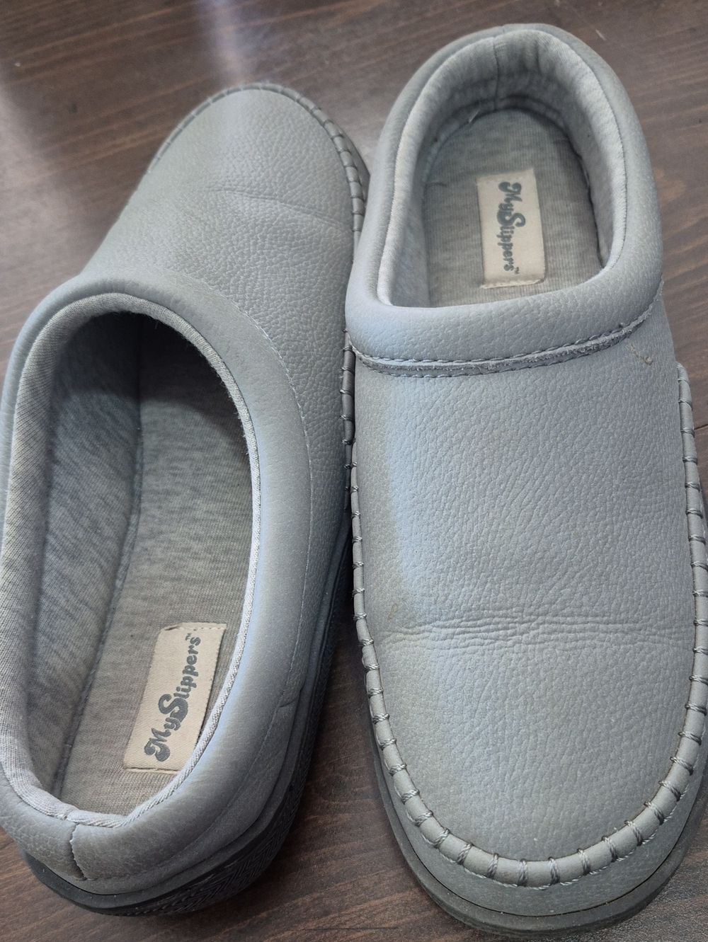 My Slippers Women's Gray Slip-On Moccasin